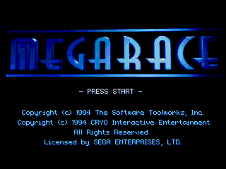 Megarace for MS-DOS/IBM-PC/AT